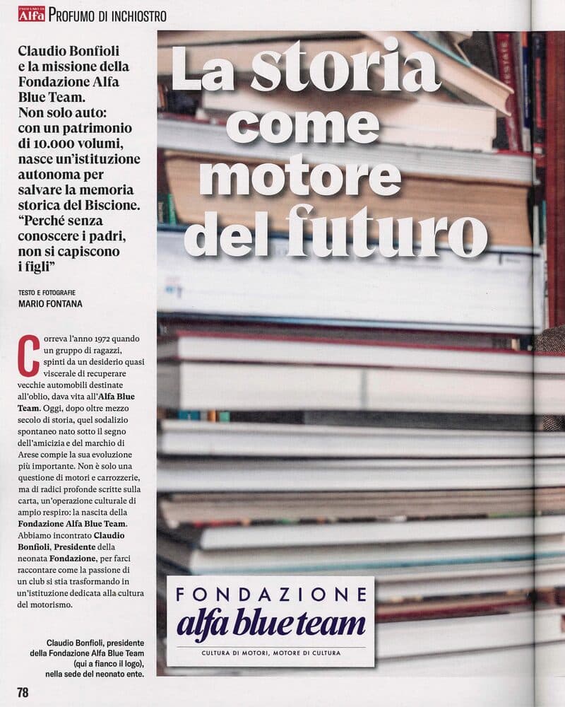 Profumo d'Alfa — La storia come motore del futuro