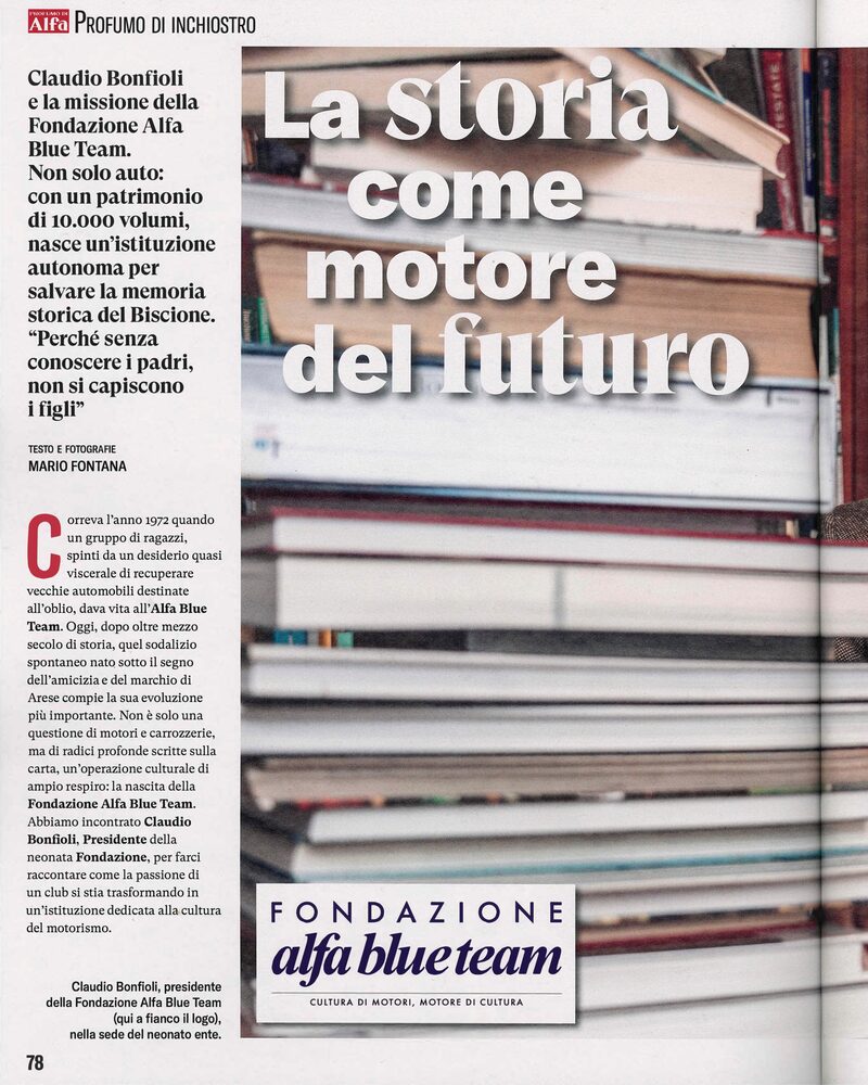 Profumo d'Alfa — La storia come motore del futuro